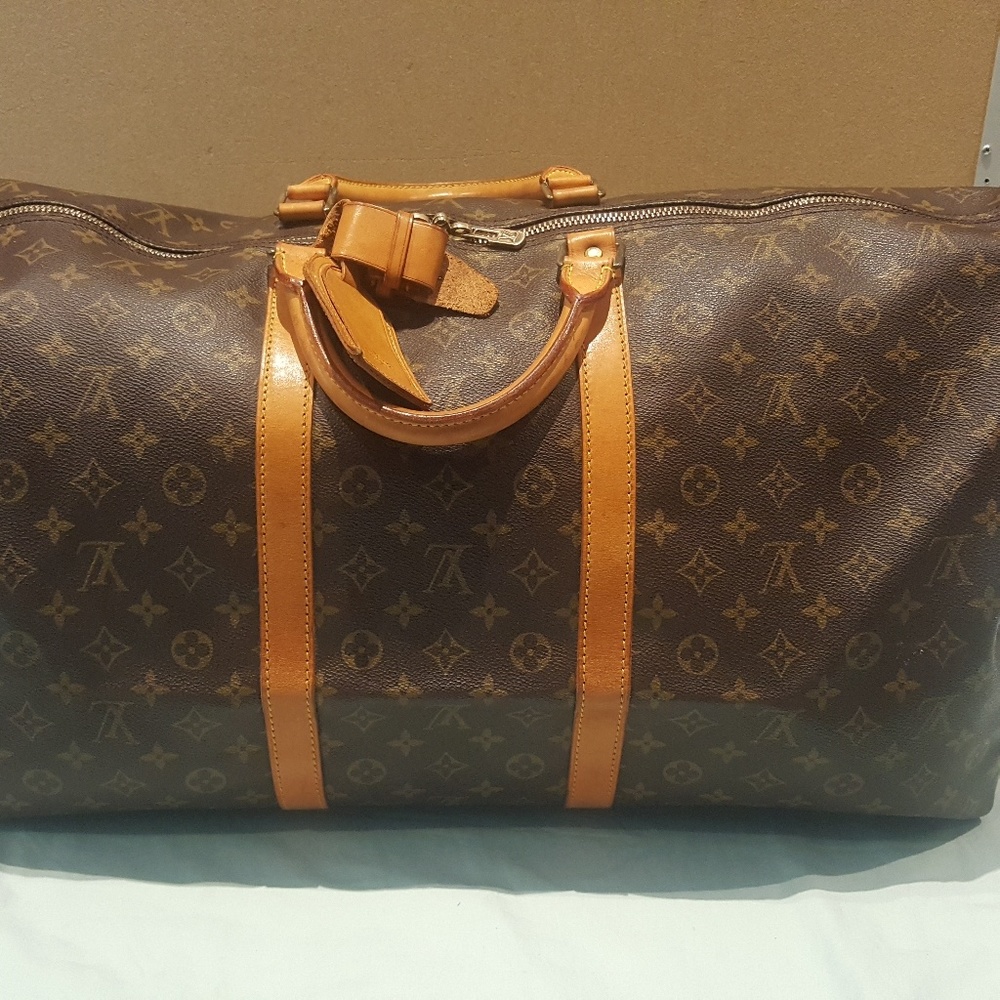 Authentic LV  Keepall Bandouliere 60